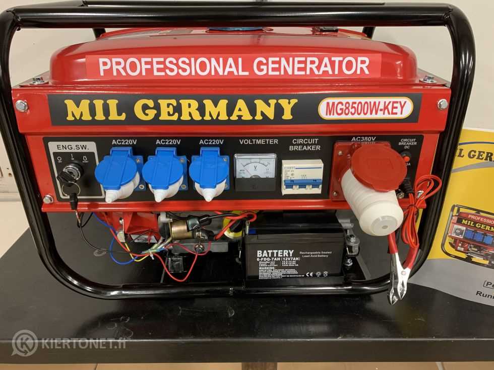 aggregaatti cam professional 6.5 hp k&auml;ytt&ouml;ohje
