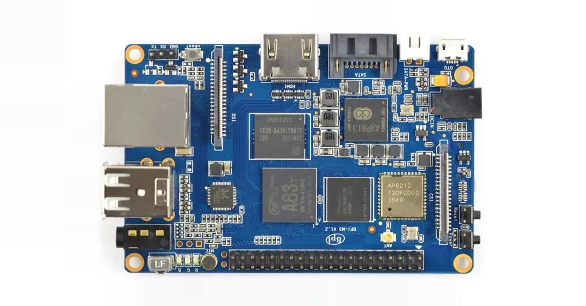 banana pi m3 k&auml;ytt&ouml;ohje
