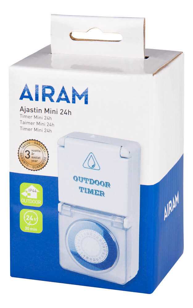 biltema outdoor digital timer k&auml;ytt&ouml;ohje