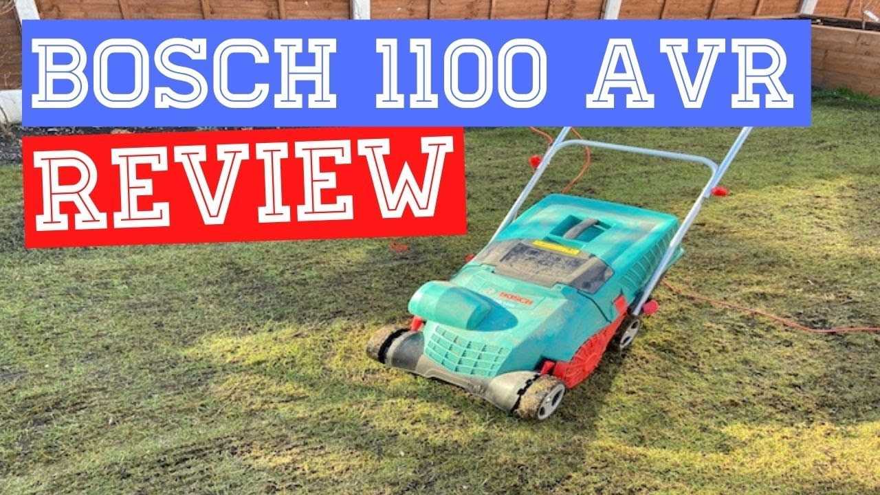 bosch nurmikon ilmaaja avr 1100 k&auml;ytt&ouml;ohjeet