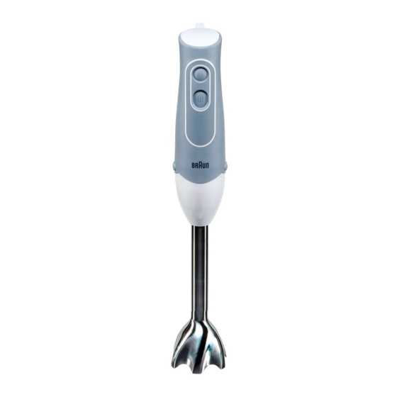 braun multiquick 7 k&auml;ytt&ouml;ohje