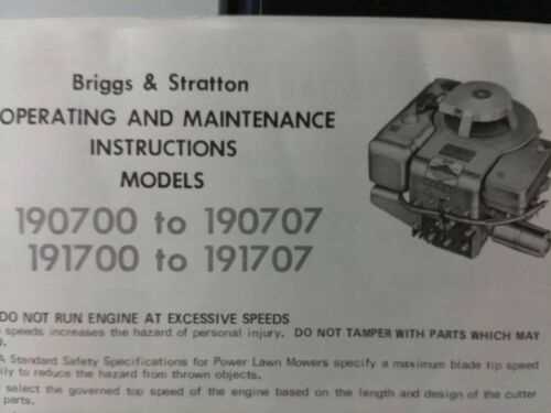 briggs stratton popular k&auml;ytt&ouml;ohje