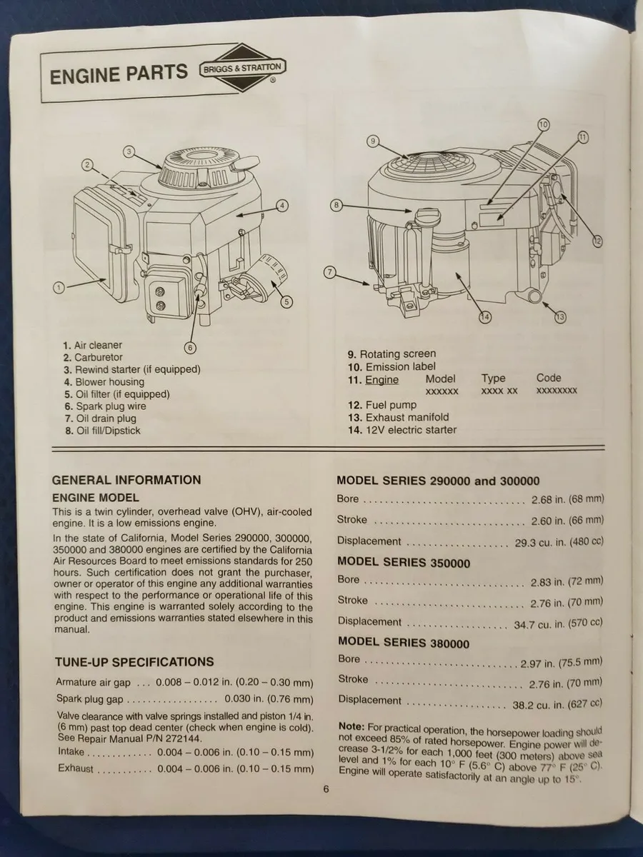 briggs stratton popular k&auml;ytt&ouml;ohje