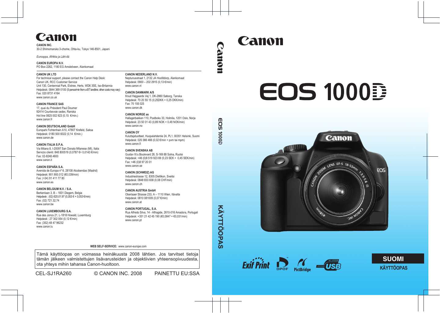 canon 1000d käyttöohje suomi canon 1000d käyttöohje suomi
