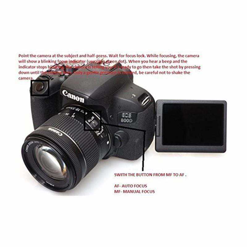 canon eos 800 d k&auml;ytt&ouml;ohje