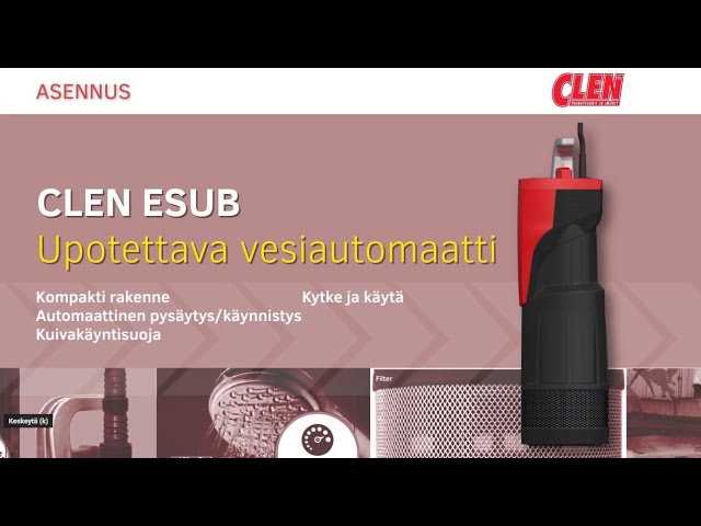clen ecojet 100 k&auml;ytt&ouml;ohje