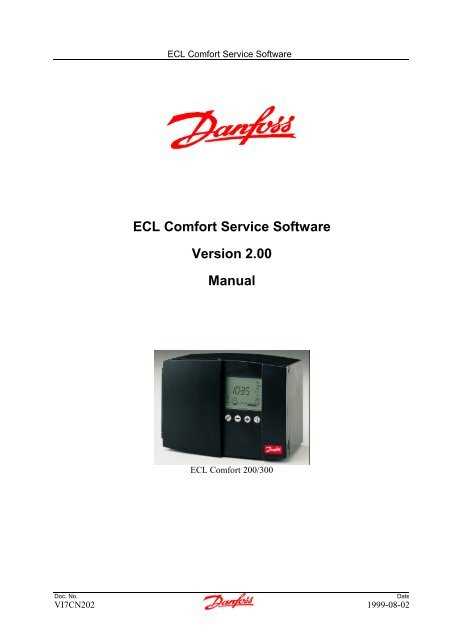 danfoss ecl 200 k&auml;ytt&ouml;ohje