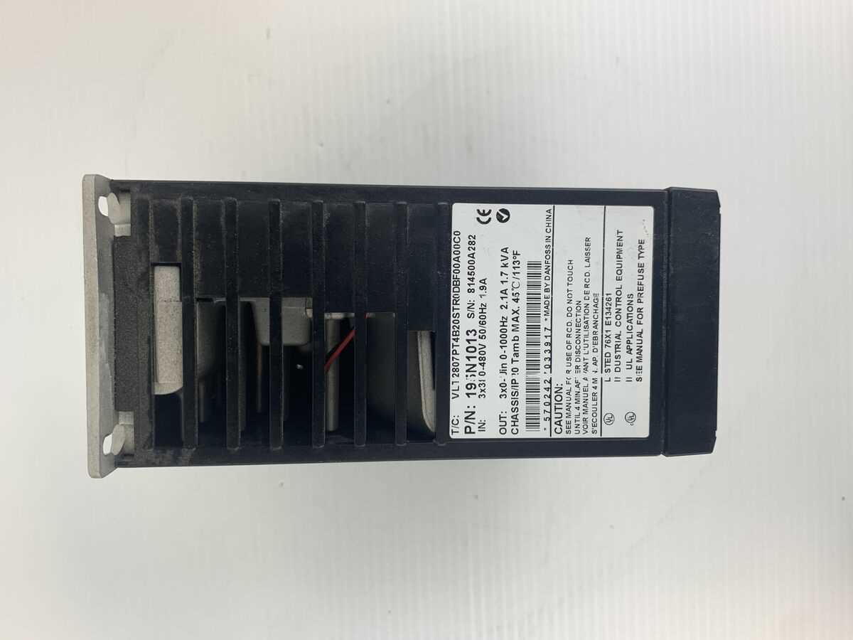 danfoss vlt 2800 k&auml;ytt&ouml;ohje