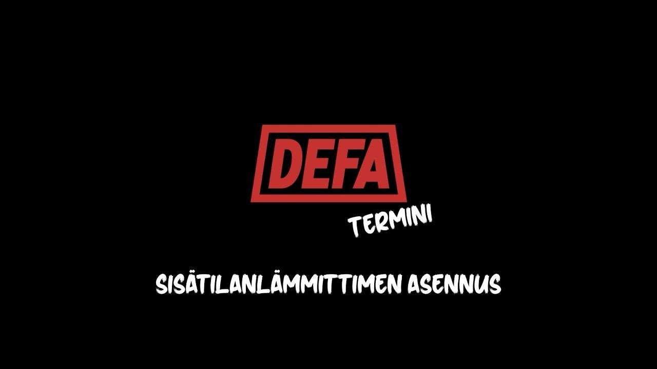 defa thermo top asennus ja käyttöohjeet defa thermo top asennus ja käyttöohjeet