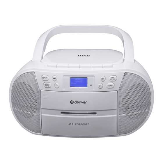 denver cd radio tc 27 k&auml;ytt&ouml;ohje