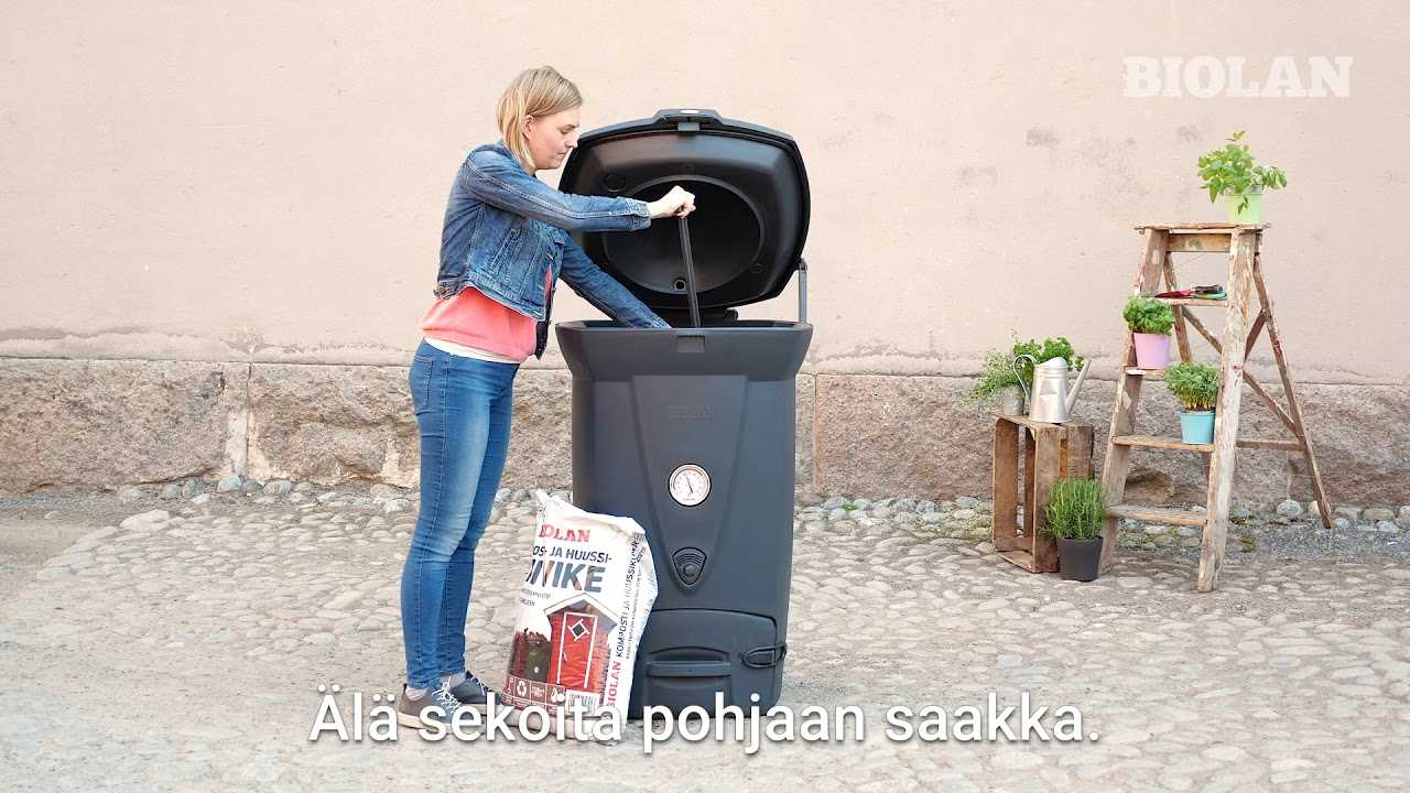 eko kompostori biolan k&auml;ytt&ouml;ohje