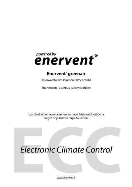 enervent pingvin 120 k&auml;ytt&ouml;ohje