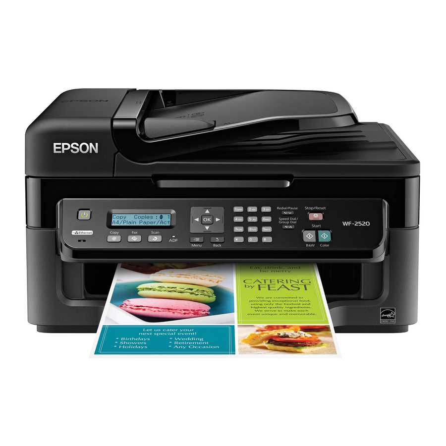 epson wf 2750dwf k&auml;ytt&ouml;ohje