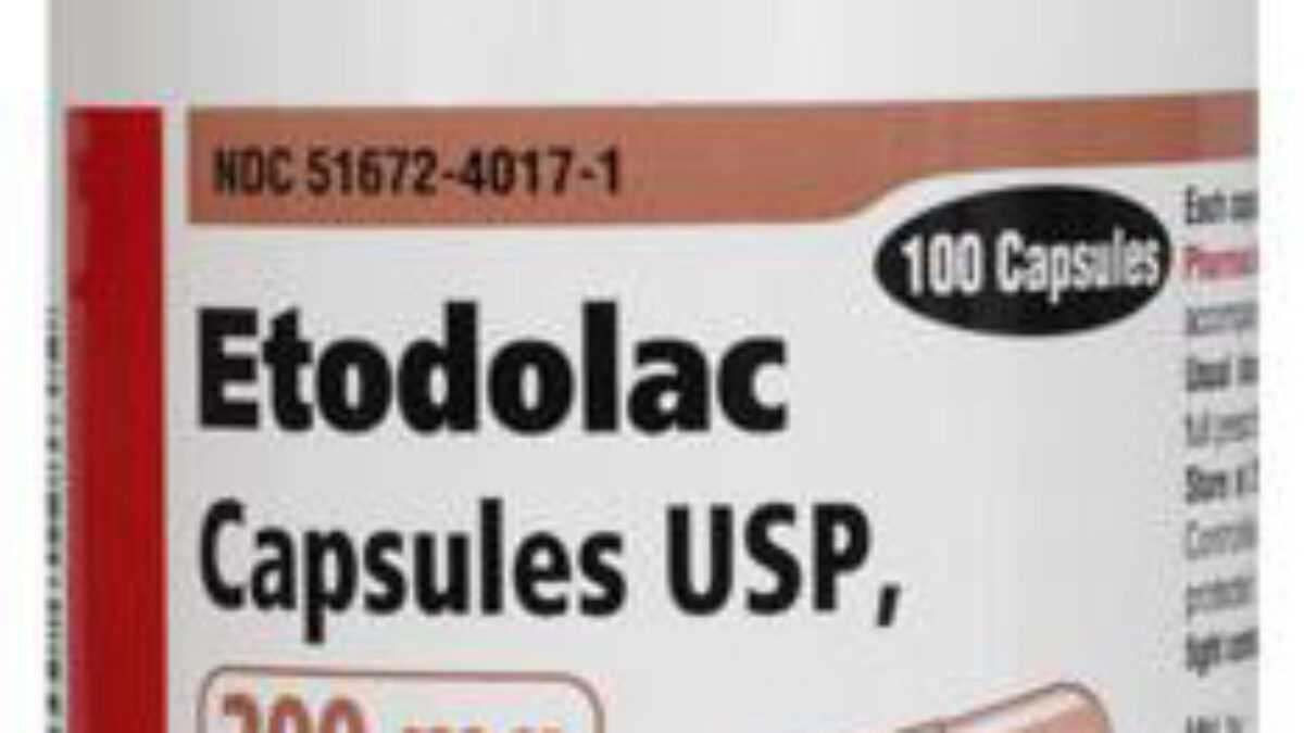 etodolac 400 mg k&auml;ytt&ouml;ohje
