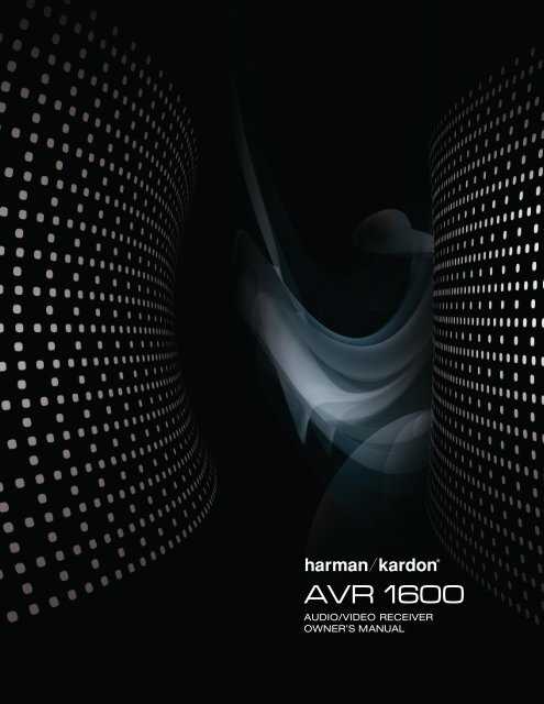 harman kardon avr 142 k&auml;ytt&ouml;ohje