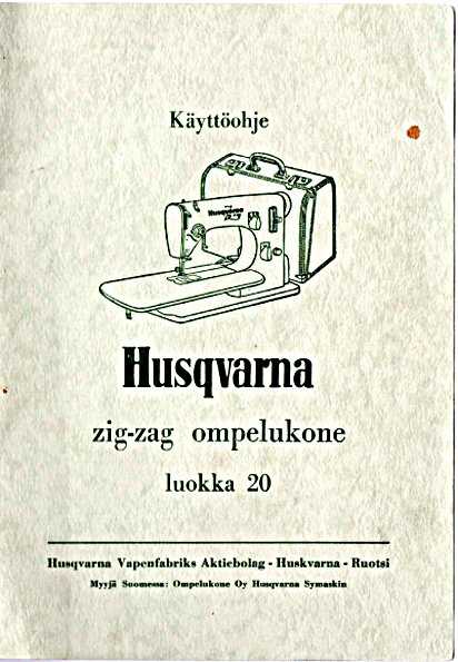 husqvarna octav k&auml;ytt&ouml;ohje vanha astianpesukone