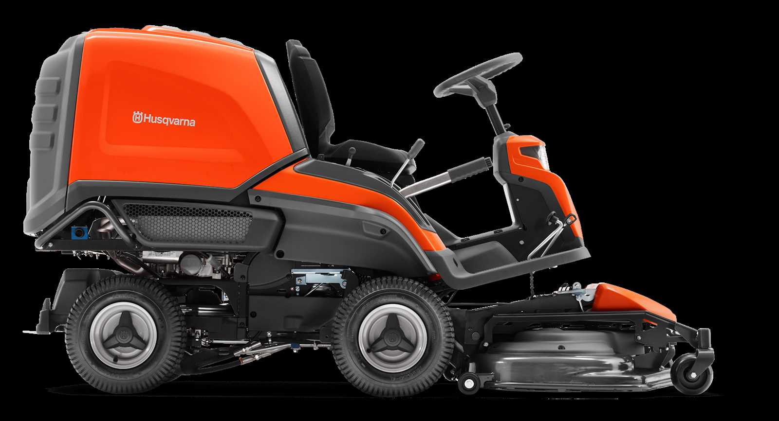 husqvarna p&auml;&auml;lt&auml;ajettavan leikkuter&auml;n k&auml;ytt&ouml;ohje