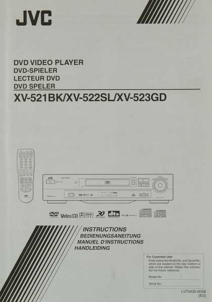 jvc xv n5 dvd cd k&auml;ytt&ouml;ohje