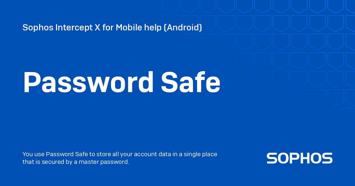 kansikuva sophos mobile security k&auml;ytt&ouml;ohjeet