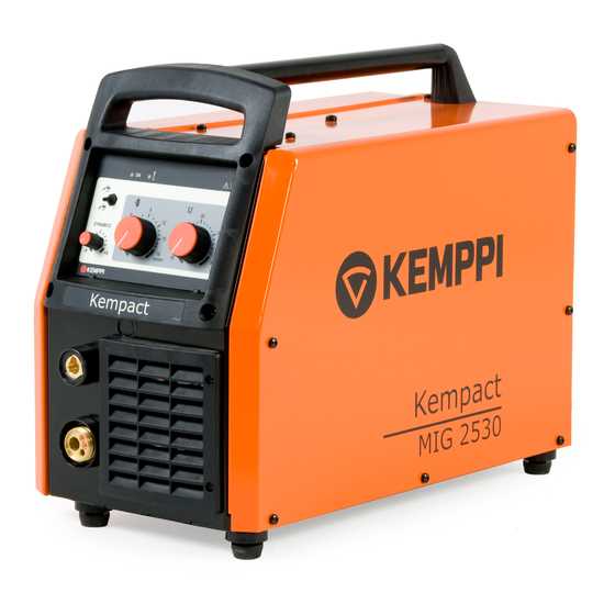 kemppi evo 170 k&auml;ytt&ouml;ohje