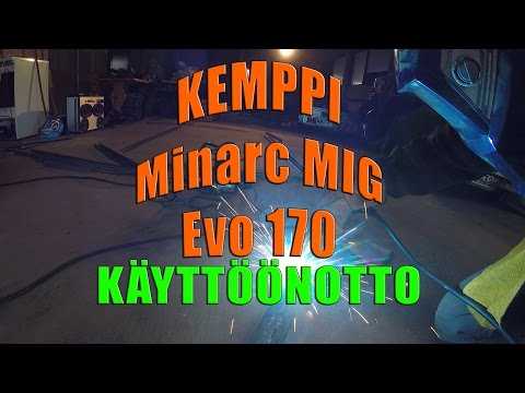 kemppi evo 170 k&auml;ytt&ouml;ohje