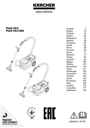 k&auml;rcher puzzi 8 1 k&auml;ytt&ouml;ohje