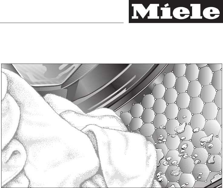 k&auml;ytt&ouml;ohje miele edition 111 w5873 waterproof system