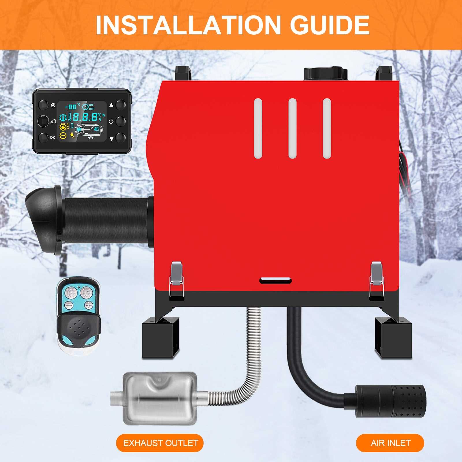 k&auml;ytt&ouml;ohjeet 5kw diesel heater