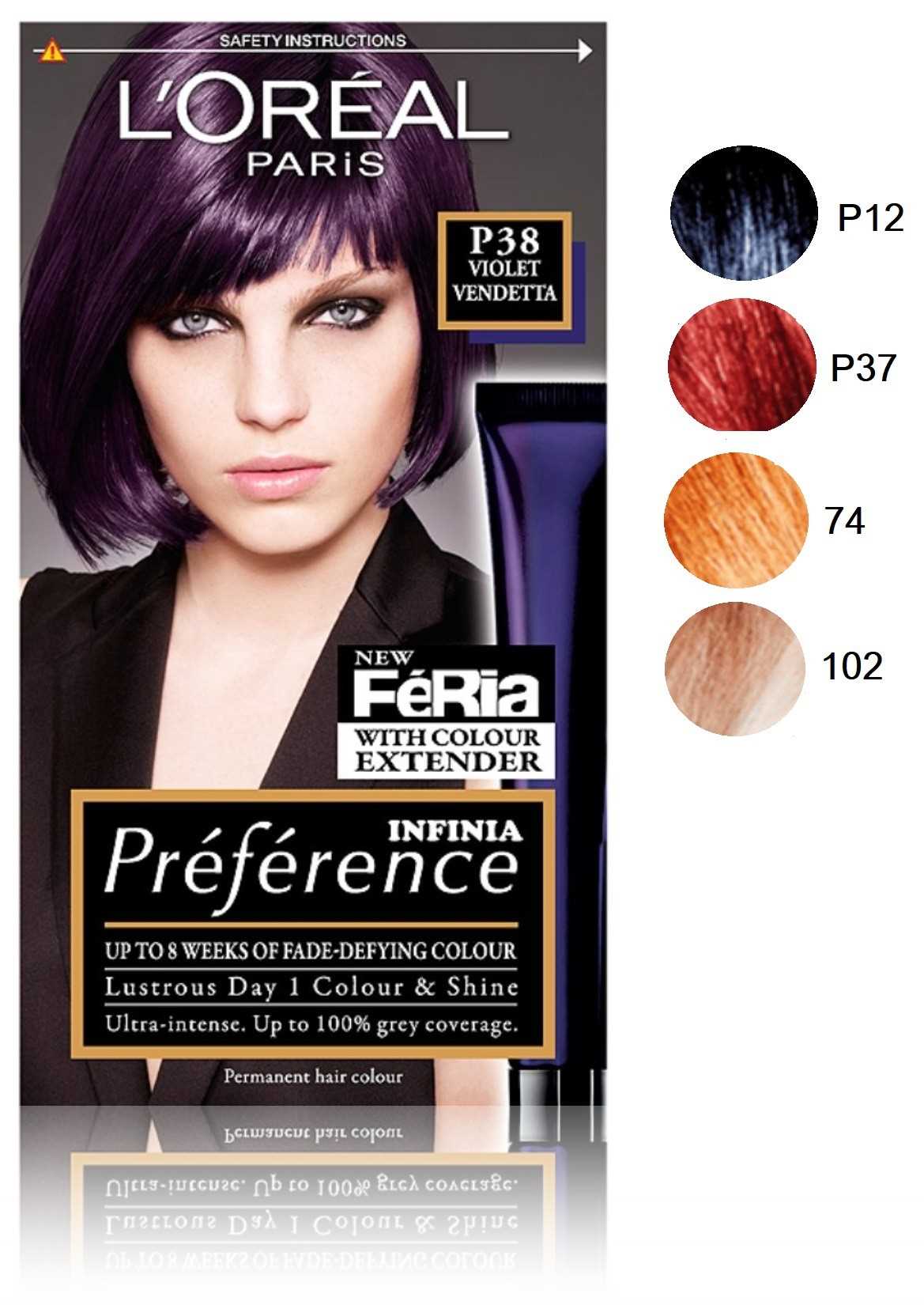 l oreal paris preference v&auml;ritiiviste k&auml;ytt&ouml;ohje