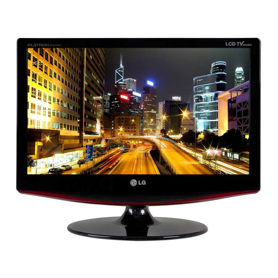lg digital tv monitor flatron m237wd k&auml;ytt&ouml;ohje