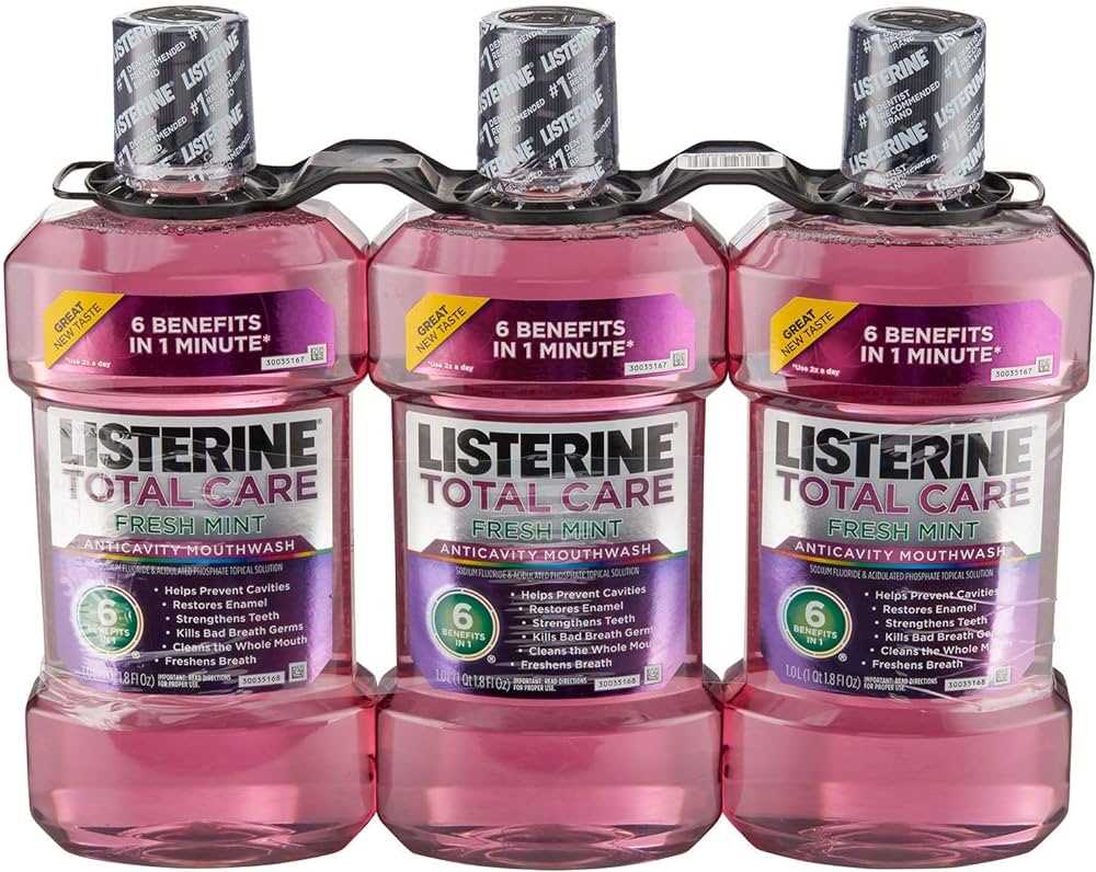 listerine total care k&auml;ytt&ouml;ohje