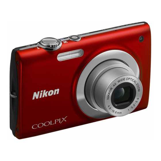 nikon coolpix s203 k&auml;ytt&ouml;ohje