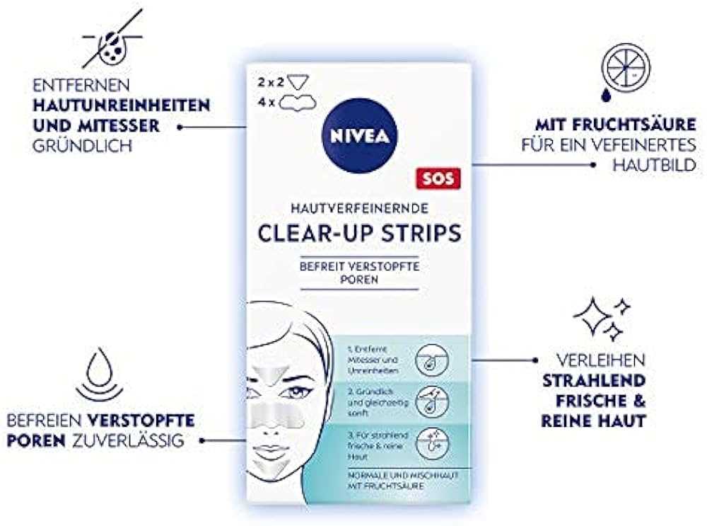 nivea clear up strips k&auml;ytt&ouml;ohje