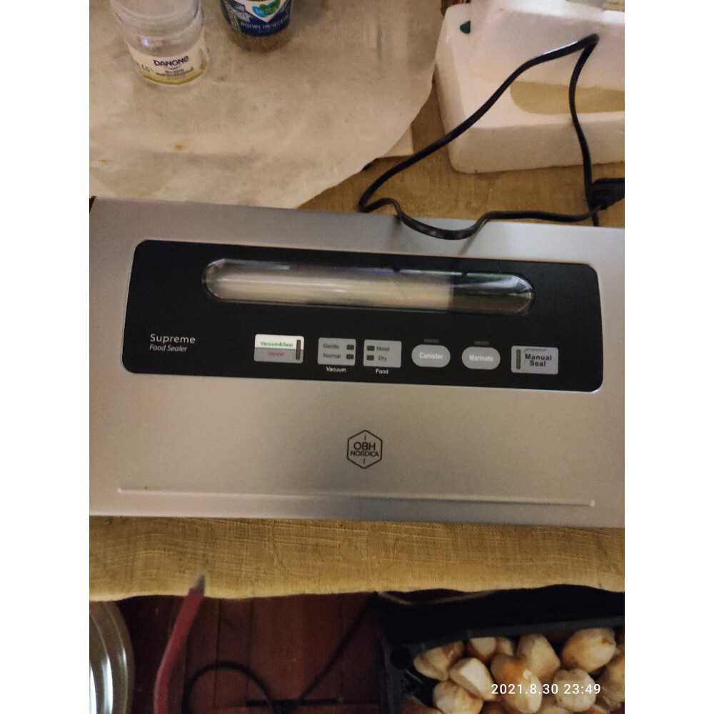 obh nordica supreme food sealer k&auml;ytt&ouml;ohje