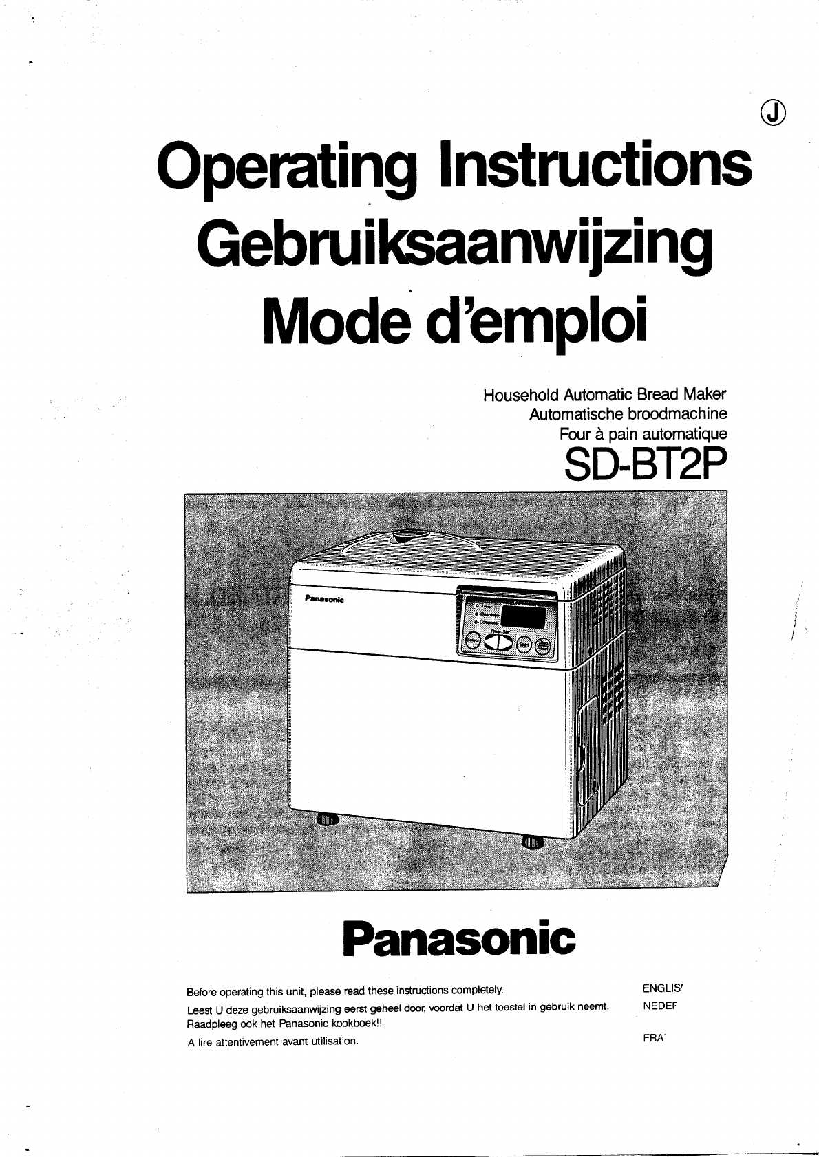 panasonic sd bt2p k&auml;ytt&ouml;ohje