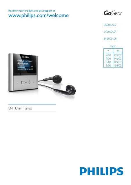 philips gogear mp3 k&auml;ytt&ouml;ohje