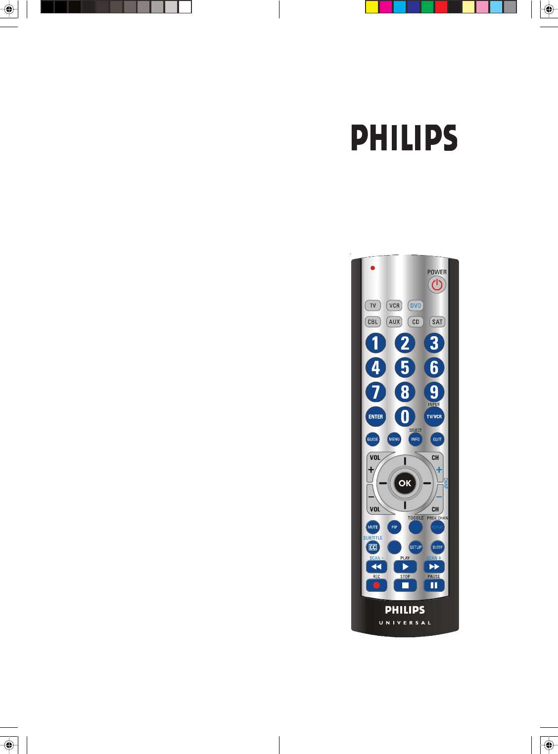philips universal sru3040 k&auml;ytt&ouml;ohje