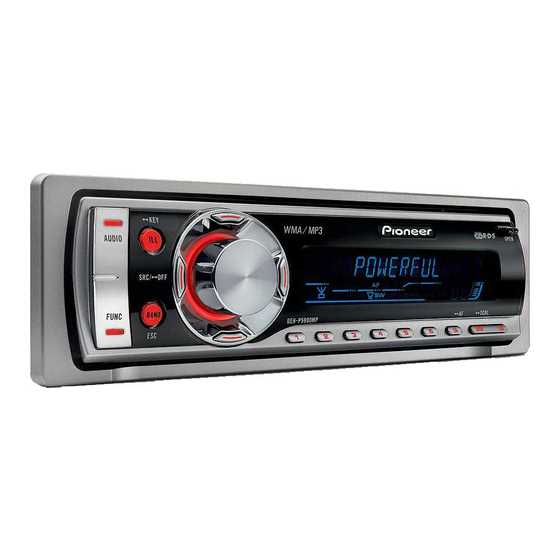 pioneer deh 142ub k&auml;ytt&ouml;ohje suomi