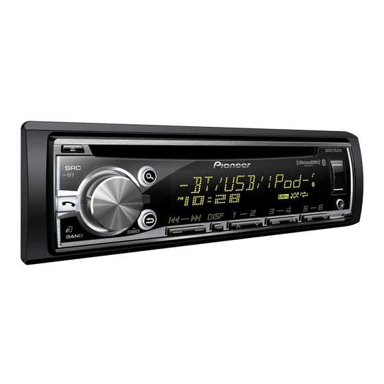 pioneer deh 4700bt k&auml;ytt&ouml;ohje