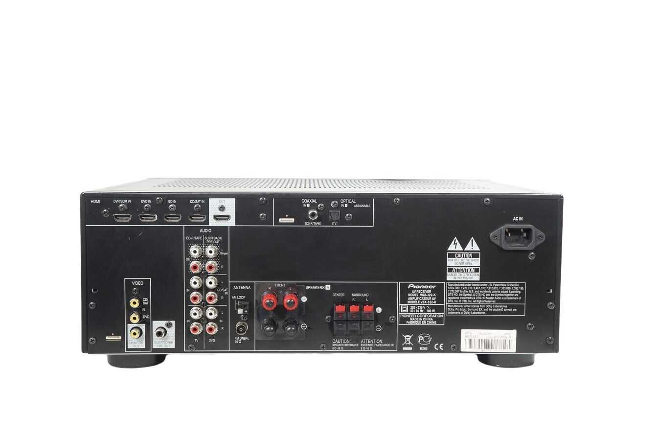 pioneer vsx 322 k&auml;ytt&ouml;ohjeet