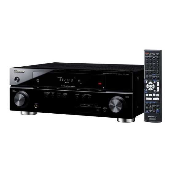 pioneer vsx 421 k&auml;ytt&ouml;ohje