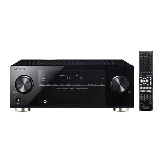 pioneer vsx 421 k&auml;ytt&ouml;ohje