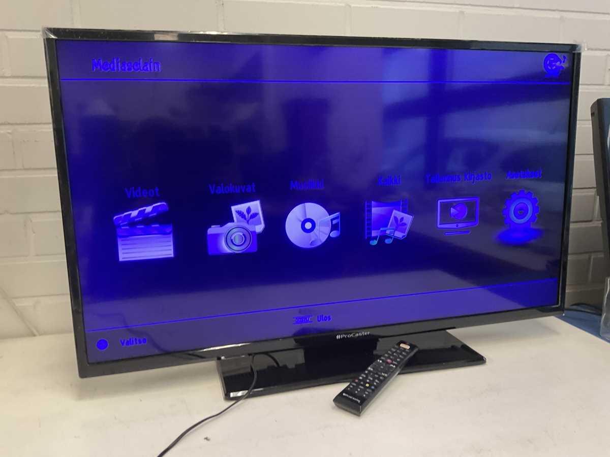 procaster smart tv k&auml;ytt&ouml;ohje