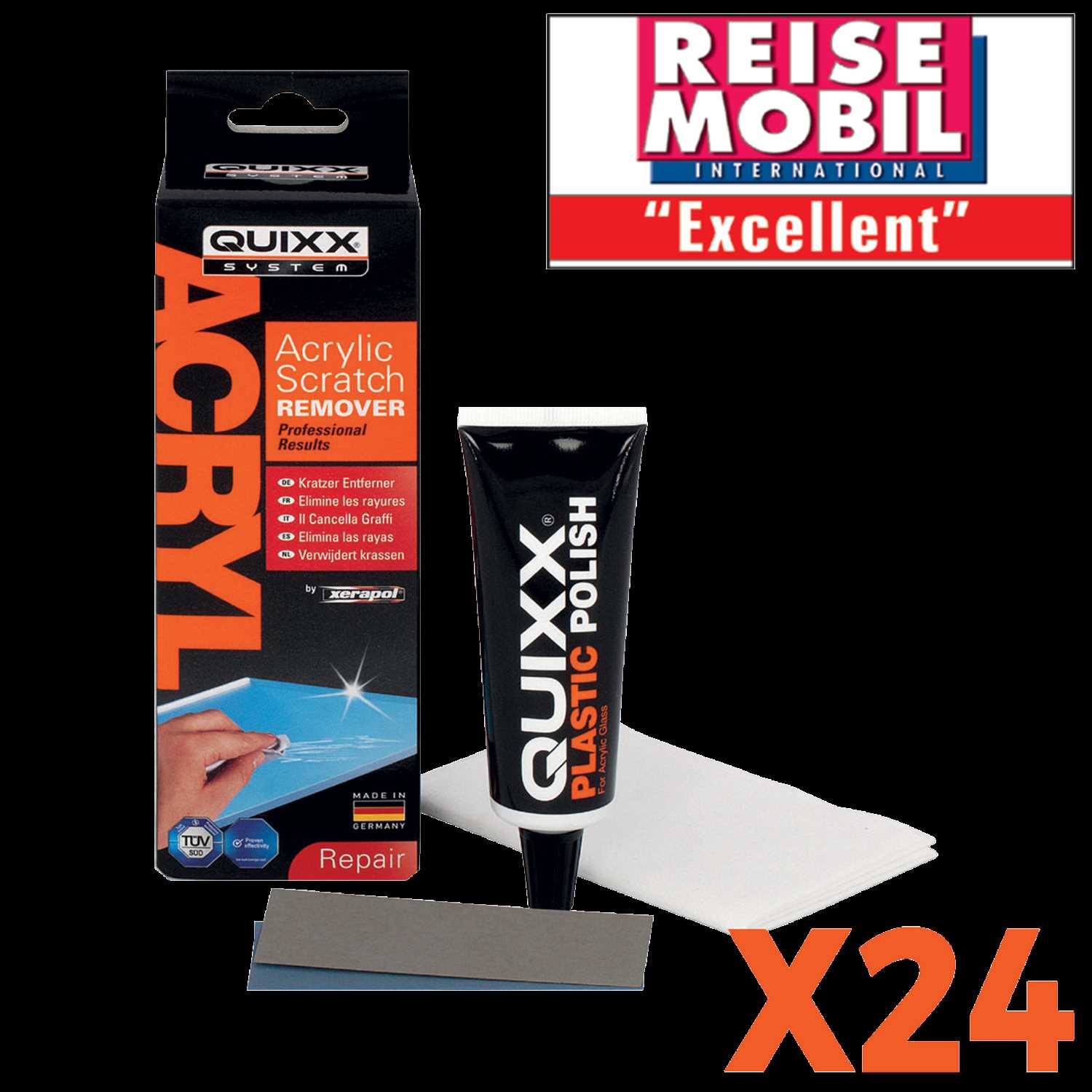 quixx acrylic scratch remover k&auml;ytt&ouml;ohje
