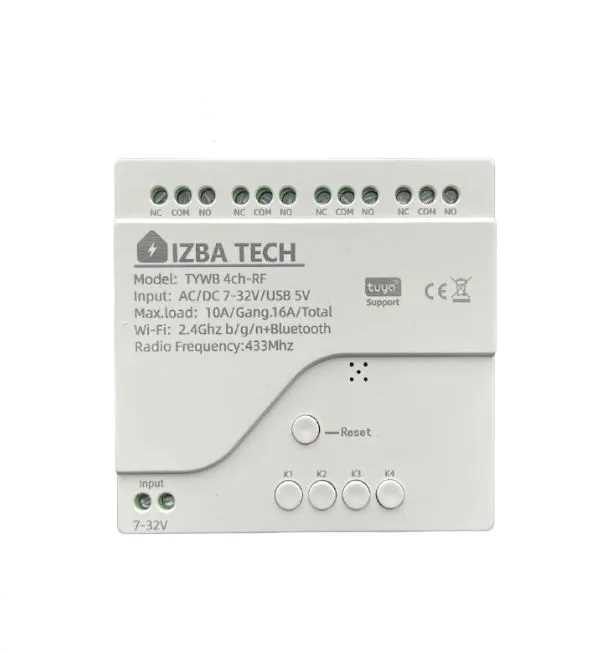 rf tech 433mhz k&auml;ytt&ouml;ohje