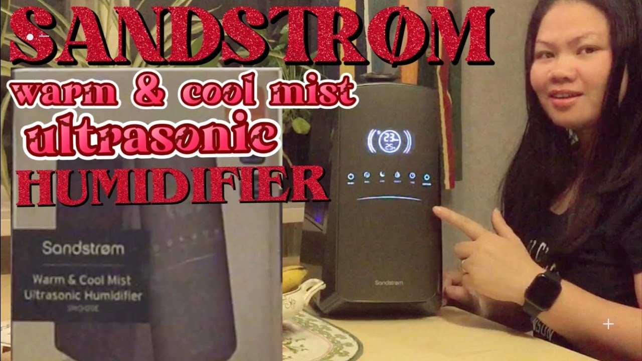 sandstr&oslash;m ultrasonic ilmankostutin k&auml;ytt&ouml;ohje