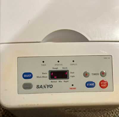 sanyo bread factory plus k&auml;ytt&ouml;ohje