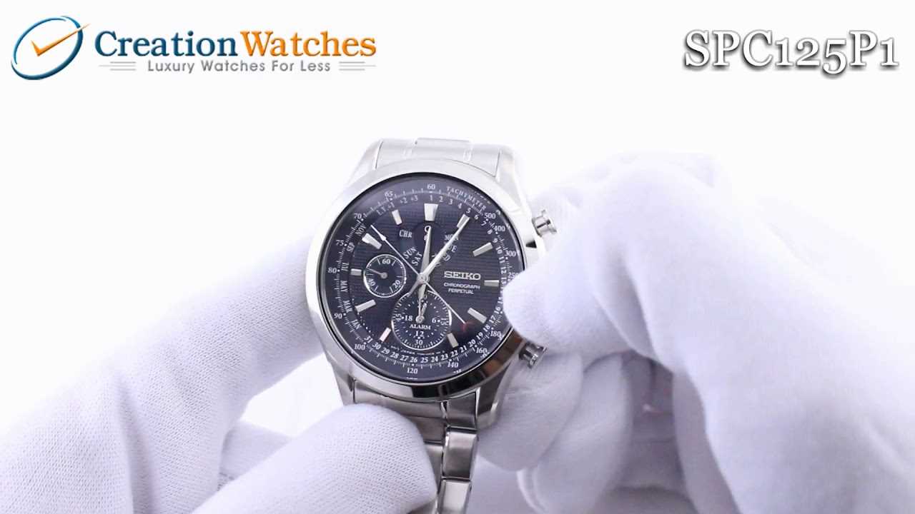 seiko chronograph perpetual spc125 k&auml;ytt&ouml;ohje