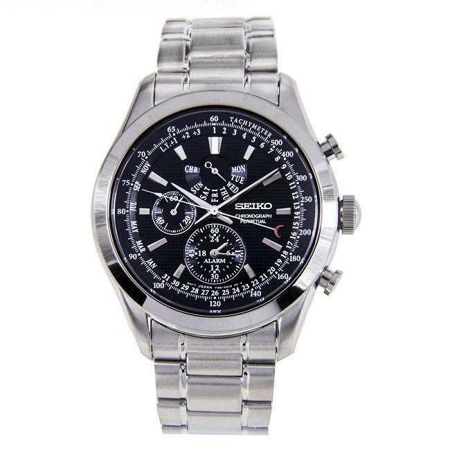 seiko chronograph perpetual spc125 k&auml;ytt&ouml;ohje