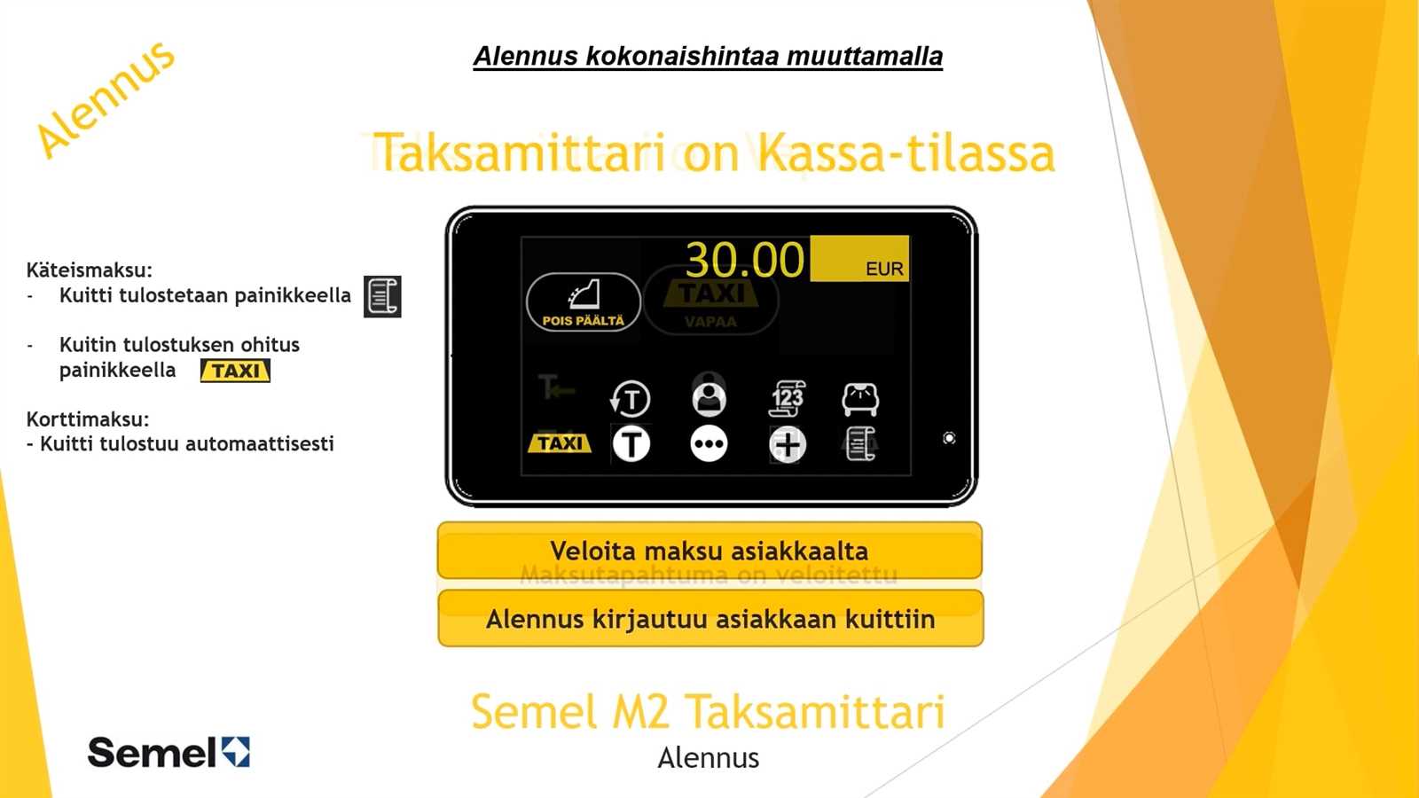 semel mc 50 k&auml;ytt&ouml;ohje